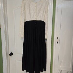 Vintage Sara Elizabeth dress size 6 black maxi